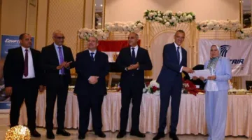 مصر للطيران تاحتفل ببعثة الحج بعد تحقيق نجاح موسم 1446هـ