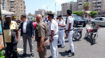 نائب محافظ بورسعيد يقود حملة كبيرة لاستعادة النظام في حي المناخ