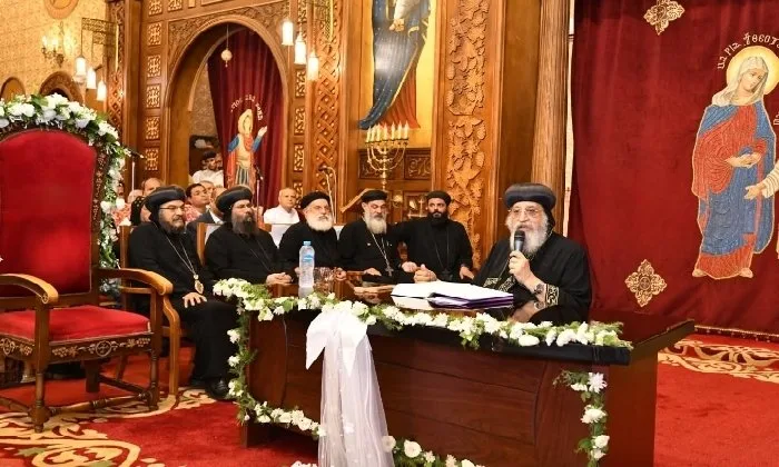 البابا تواضروس: 30 يونيو أنقذت البلاد من فقدان هويتها وسرقة تاريخها وثقافتها البابا تواضروس: 30 يونيو أنقذت البلاد من فقدان هويتها وسرقة تاريخها وثقافتها