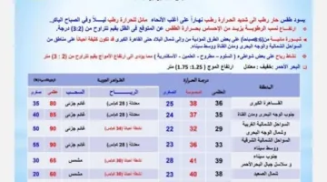 «تجنبوا هذه المسارات».. الأرصاد تتوقع أحوال الطقس ليوم الخميس 3 يوليو 2025