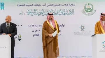 الأمير يشهد توقيع اتفاقيات لتوظيف التقنية والمجالات المهنية