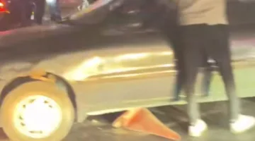 شاحنة تسقط على 5 سيارات خاصة على الطريق الدائري في القطامية
