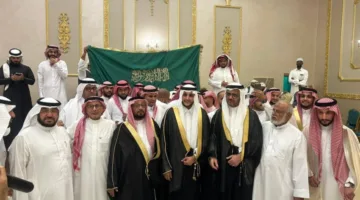عمارة والزهراني يحتفلان بقدوم أنس
