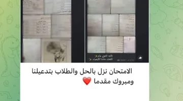 تحذير من التعليم: رسالة احتيال في مجموعات الغش لطلاب الثانوية العامة – “ادفع واحصل على الامتحان قبل اللجنة”