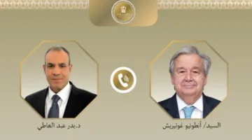 وزير الخارجية يعلن لجوتيريش: مصر تواصل مساعيها لتعزيز الأمن والاستقرار في المنطقة