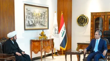 زيدان يرحب بالمسعودي ويمتدح فوز بعثة الحجة العراقية بجائزة لبيتم مرة أخرى