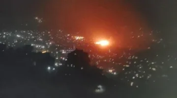 انفجارات قوية تضرب مدينة تعز في اليمن