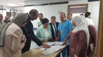 نائب وزير الصحة تقوم بجولة ميدانية لتفقد المرافق الصحية في الدقهلية بناءً على توجيهات وزير الصحة.