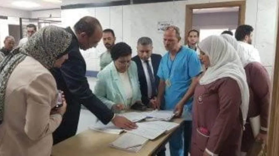 نائب وزير الصحة يتفقد المرافق الصحية في الدقهلية خلال جولة ميدانية. نائب وزير الصحة يتفقد المرافق الصحية في الدقهلية خلال جولة ميدانية.