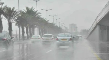 الأرصاد الجوية: هطول أمطار ورياح قوية في منطقة نجران