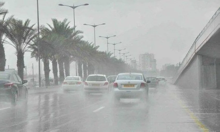 الأرصاد الجوية: هطول أمطار ورياح قوية في منطقة نجران