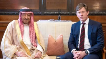 نائب وزير الخارجية يجتمع برئيس المكتب البريطاني المعني بالشأن السوداني