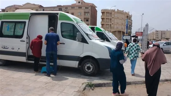 الصحة تبدأ قافلة طبية مجانية في الحي الرابع بدمياط الجديدة الصحة تبدأ قافلة طبية مجانية في الحي الرابع بدمياط الجديدة
