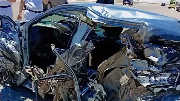 مأساة على طريق العلمين تُسفر عن وفاة عائلة بالكامل نتيجة تجاوز سرعة القيادة المسموح بها.
