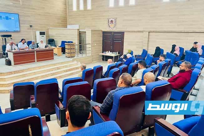 جانب من ندوة في جامعة أجدابيا حول التدوين التاريخي، الخميس 3 يوليو 2025 (متابعة وتصوير صلاح ناصف)