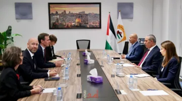 الشيخ يتباحث مع وفد أوروبي حول إنهاء حرب الإبادة في غزة ووقف اعتداءات المستوطنين.
