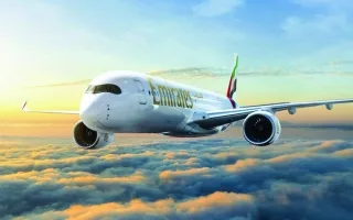 «طيران الإمارات» تبدأ تشغيل طائرات «A350» الجديدة إلى مسقط «طيران الإمارات» تبدأ تشغيل طائرات «A350» الجديدة إلى مسقط