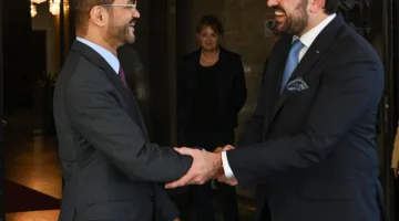 مؤتمر صحفي مع وزير الخارجية ونظيره البلغاري بعد انتهاء المباحثات السياسية