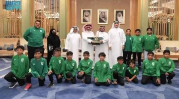 سفير المملكة في مصر يستقبل وفد منتخب التنس السعودي المشارك في البطولة العربية للناشئين