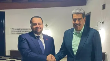 رئيس فنزويلا يلتقي وزير الدولة للخارجية