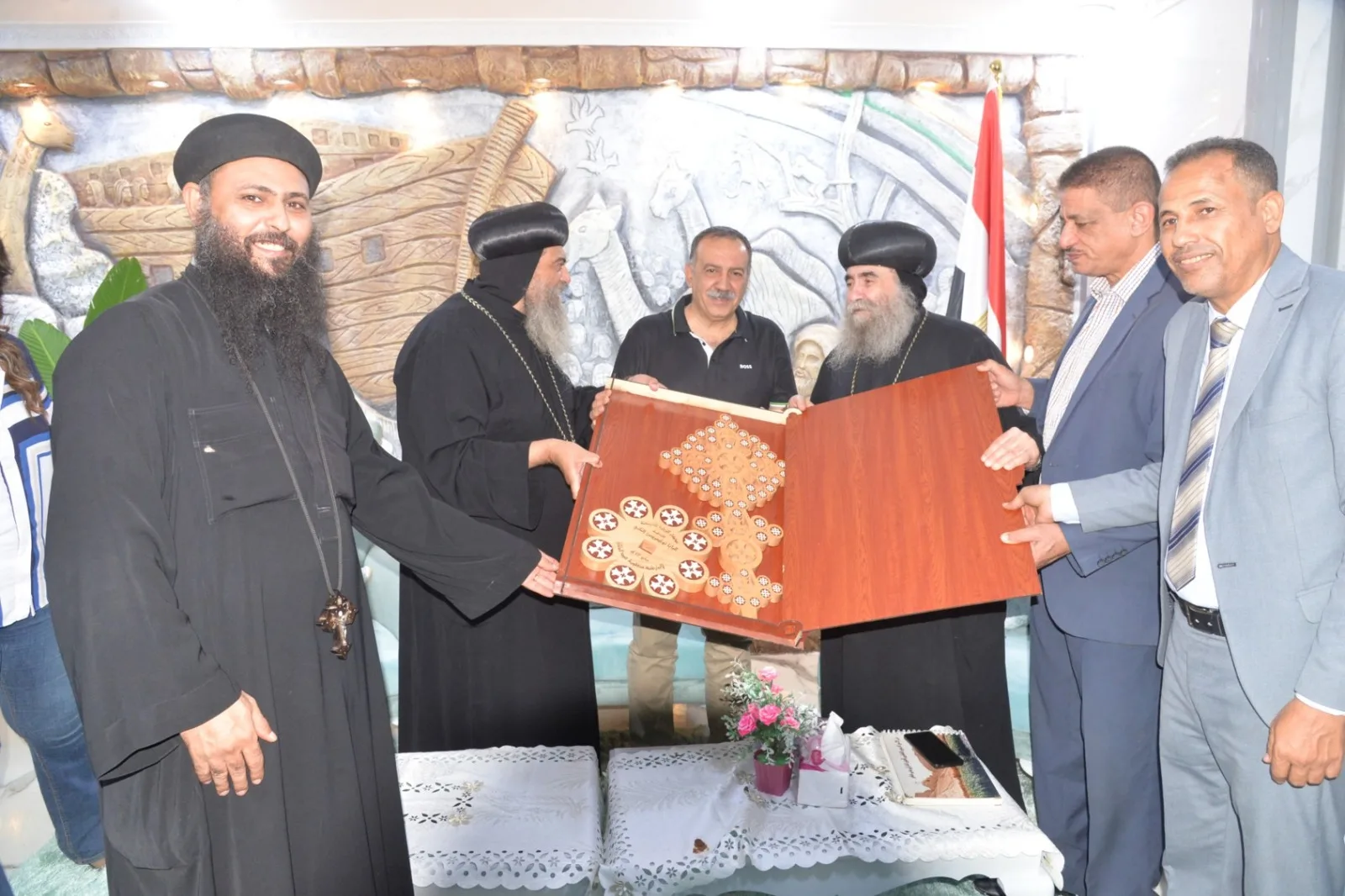 محافظ أسيوط يزور دير الأمير تادرس الشطبي في الجبل الشرقي محافظ أسيوط يزور دير الأمير تادرس الشطبي في الجبل الشرقي