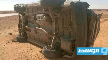 شخصان يتعرضان للإصابة جراء حادث مروري في منطقة أبوقرين