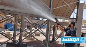 تنظيف وصيانة أنظمة تبريد المياه لاثنتين من وحدات محطة كهرباء السرير