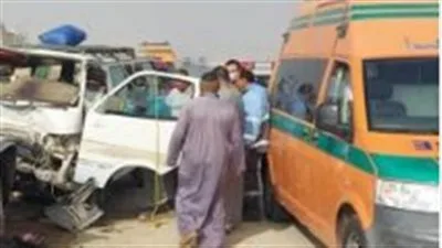 إصابة 8 أفراد في حادث خطير على طريق الحريق المولى بالقرب من دمياط الجديدة