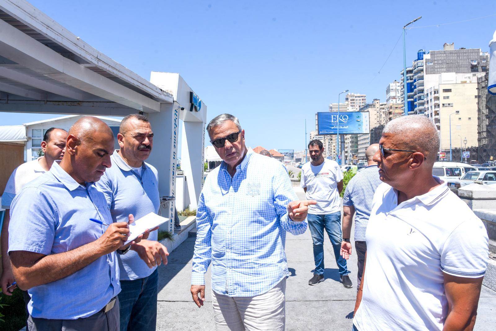 محافظ الإسكندرية يأمر بإلغاء تخصيص أحد الجراجات الملحقة بأحد الكافيهات بمنطقة سيدي جابر
