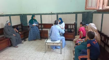 فحص 1000 حالة في قافلة طبية بسرياقوس بالخانكة
