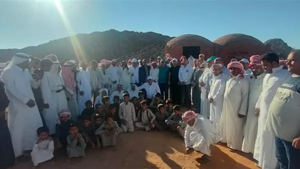 وفد من مجلس النواب يزور المشاريع التنموية الزراعية في سانت كاترين