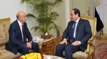 السيسي يجتمع بعقيلة صالح ويشدد على أهمية التوصل إلى حل سياسي للأزمة الليبية