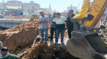مدير مياه الشرقية يعلن استكمال إصلاح كسر خط مياه أبوحماد وبدء ضخ المياه من جديد