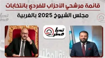حملة ليسانس حقوق تجمع مرشحي الأحزاب في الغربية.. قائمة شاملة للمرشحين المستقلين في انتخابات الشيوخ 2025