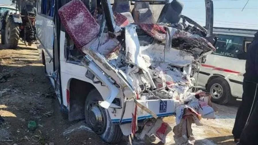 عاجل: إصابات وخسائر بشرية في حادث المنوفية على الطريق الإقليمي (9 وفيات و11 جريحًا) عاجل: إصابات وخسائر بشرية في حادث المنوفية على الطريق الإقليمي (9 وفيات و11 جريحًا)