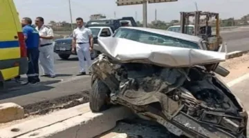 مصرع 9 أشخاص وإصابة 11 آخرين في حادث طرق بالمنوفية