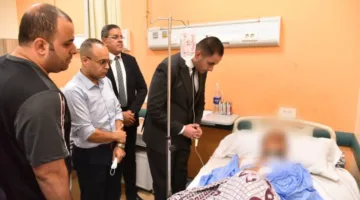 «نائب وزير الصحة» يزور مستشفى الباجور التخصصي للاطلاع على صحة مصابي حادث الدائري الإقليمي في المنوفية