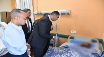 نائب وزير الصحة يزور المصابين في حادث الدائري الإقليمي للاطلاع على حالتهم الصحية