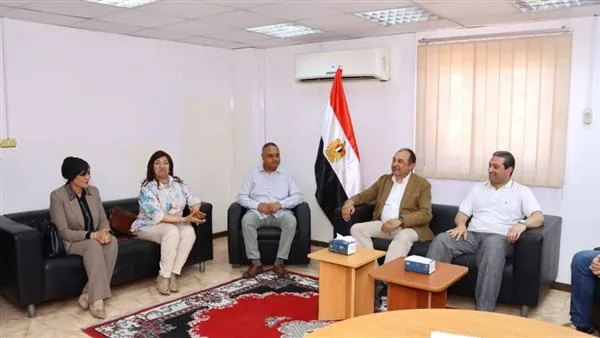 محافظ دمياط ووزير الأعمال يزوران شركة الغزل والنسيج لأغراض معينة