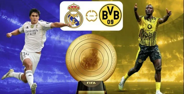 بث مباشر لمباراة ريال مدريد ضد بوروسيا دورتموند في كأس العالم للأندية اليوم بث مباشر لمباراة ريال مدريد ضد بوروسيا دورتموند في كأس العالم للأندية اليوم