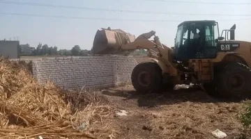 إزالة 5 حالات تعدي في مدينة دسوق بمحافظة كفر الشيخ .. صور