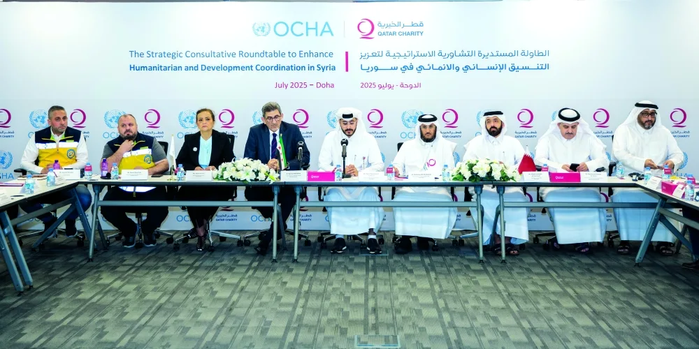 اجتماع استراتيجي تشاوري بين قطر الخيرية ومنظمة “الأوتشا” اجتماع استراتيجي تشاوري بين قطر الخيرية ومنظمة “الأوتشا”