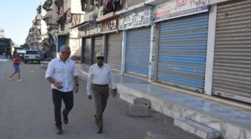 سكرتير عام بورسعيد ورئيس حي الزهور يقودان حملة شاملة لتنظيف المدينة
