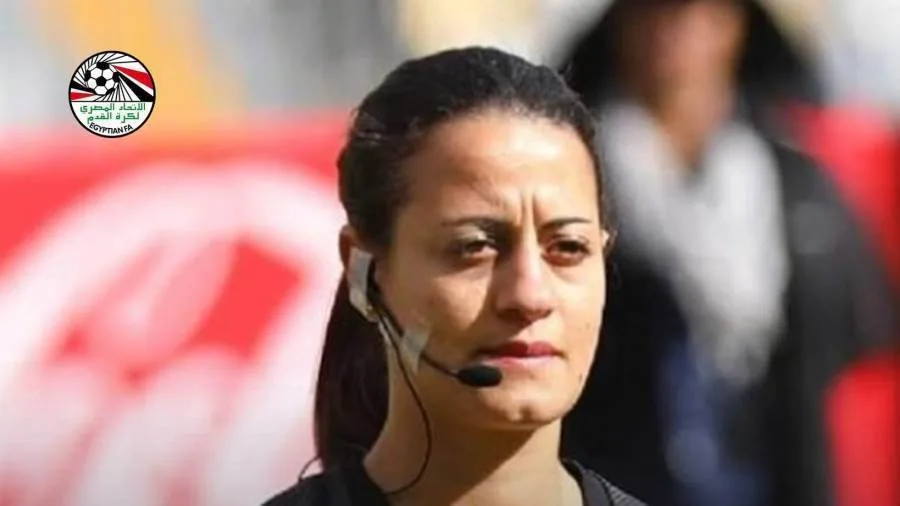 شاهندا المغربي تش officiate مباراة السنغال ضد الكونغو الديمقراطية في كأس إفريقيا لكرة القدم النسائية شاهندا المغربي تش officiate مباراة السنغال ضد الكونغو الديمقراطية في كأس إفريقيا لكرة القدم النسائية