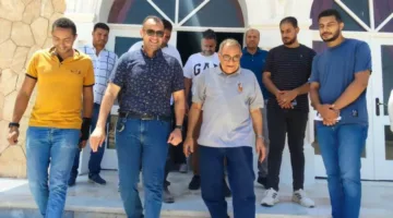 مدير جهاز القرى السياحية يقوم بزيارة لمتابعة الأعمال النهائية في المسرح الروماني استعداداً لافتتاحه للجمهور.