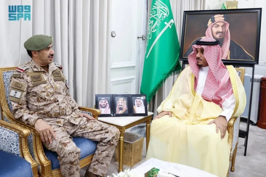 نائب أمير نجران يلتقي قائد القوات في المنطقة نائب أمير نجران يلتقي قائد القوات في المنطقة