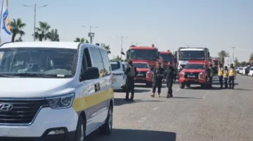 فرق إطفاء من الأردن تساند جهود مكافحة الحرائق في غرب سوريا