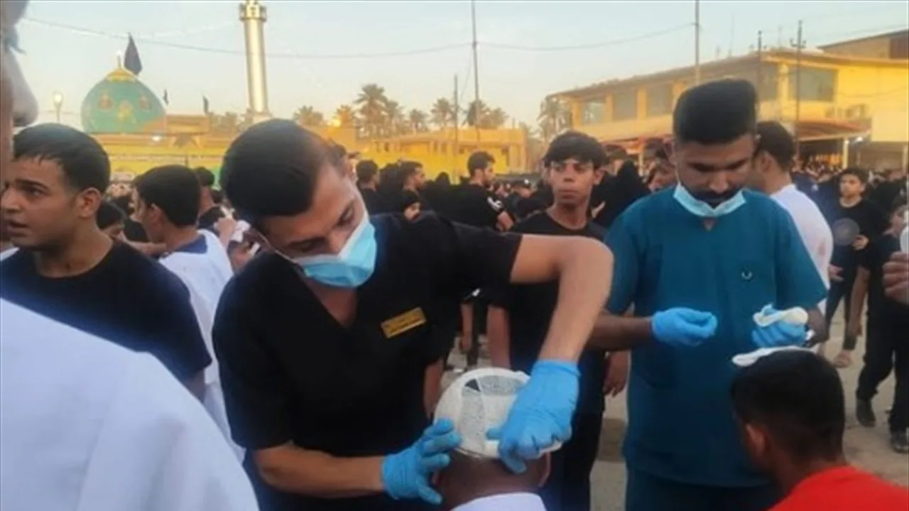 صحة بابل تكشف عن تعاونها مع حوالي 6000 متطوع خلال عاشوراء صحة بابل تكشف عن تعاونها مع حوالي 6000 متطوع خلال عاشوراء