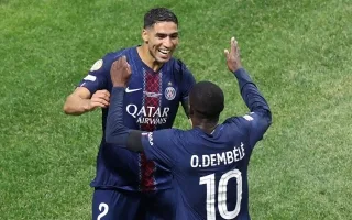 المغربي أشرف حكيمي يُذهل الجميع ويقترب من جائزة الكرة الذهبية (فيديو)