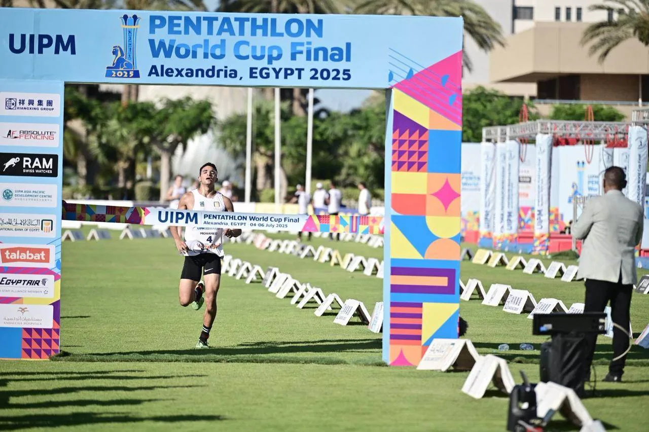 معتز وائل يحصد الميدالية الذهبية في نهائي كأس العالم للخماسي معتز وائل يحصد الميدالية الذهبية في نهائي كأس العالم للخماسي